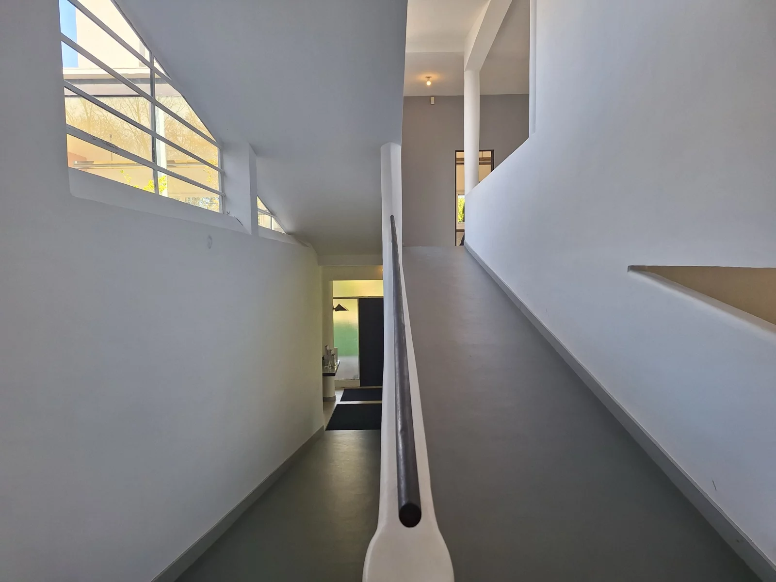 De helling in Villa Savoye