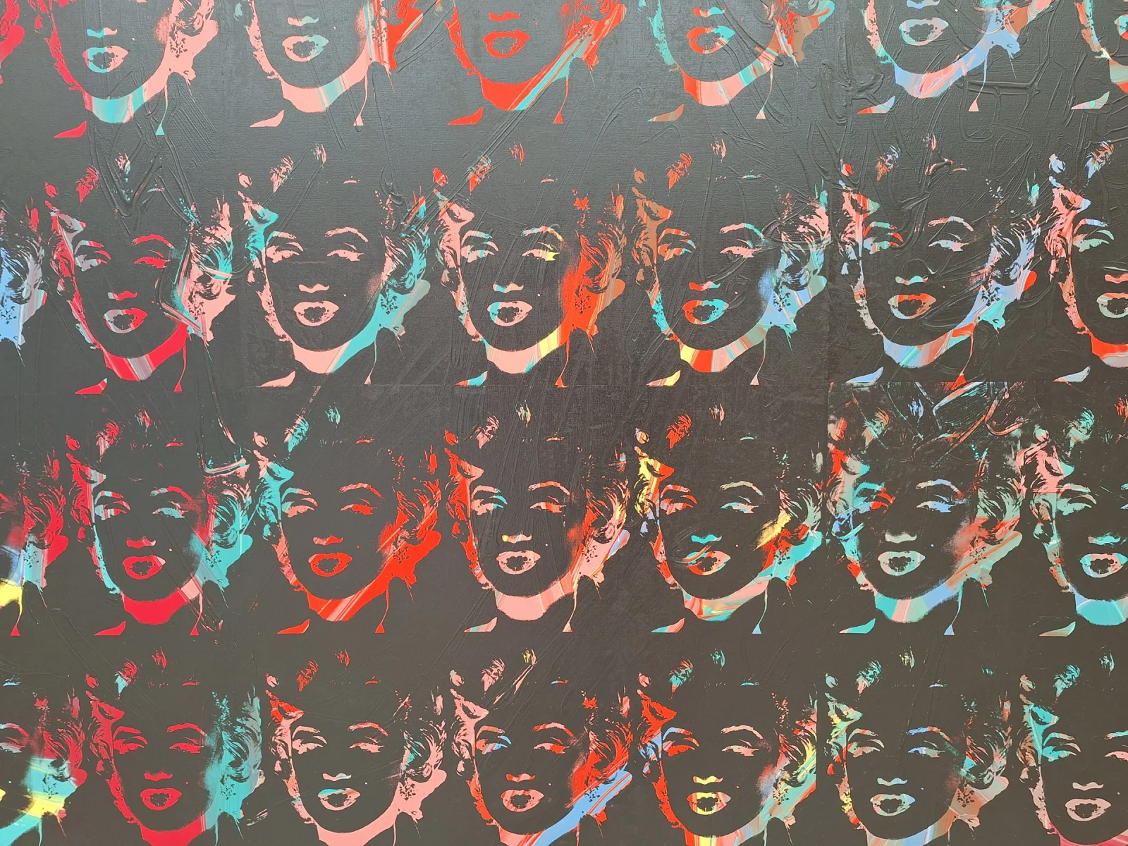 One Hundred and Fifty Multicolored Marilyns van Andy Warhol
